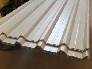 Restpartier 92 | Profil Tech VP35 trapezplade i rød - Dækbredde: 1000 mm