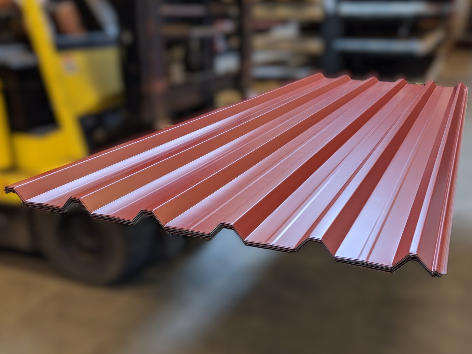 TP35 Trapezplade M. Rød Ral 3009, med dripstop, 0,50mm, 8 stk. B 1,00 x ...