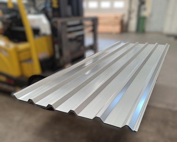 TP35 Trapezplader Silkegrå Ral 7044, 0,50 mm 20 stk B 1,00 x 3,00 m = 60 m²